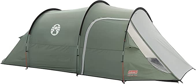 Coleman Tent Coastline 2/3 Plus, 2/3 Person Tent, 2/3 Person Tunnel Tent, Camping Tent, Light Trekking Tent with Awning, Waterproof WS 3000mm